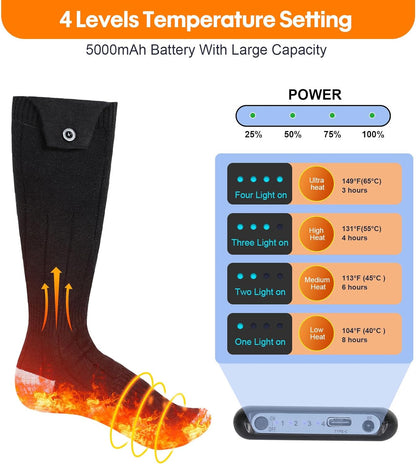 Heated Socks with Bluetooth